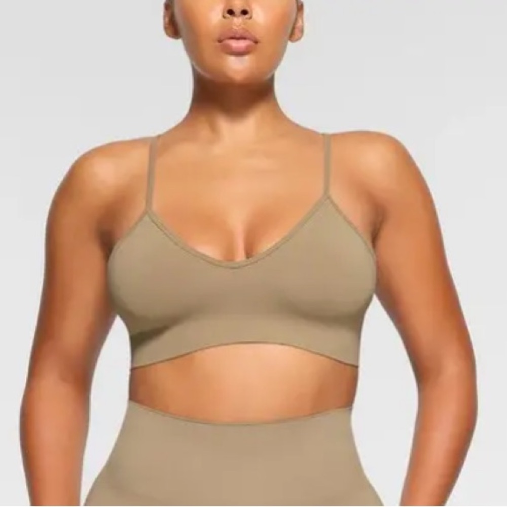 SKIMS Desert bralette and shorts set